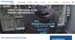 Desktop Screenshot of huoltoteam.fi